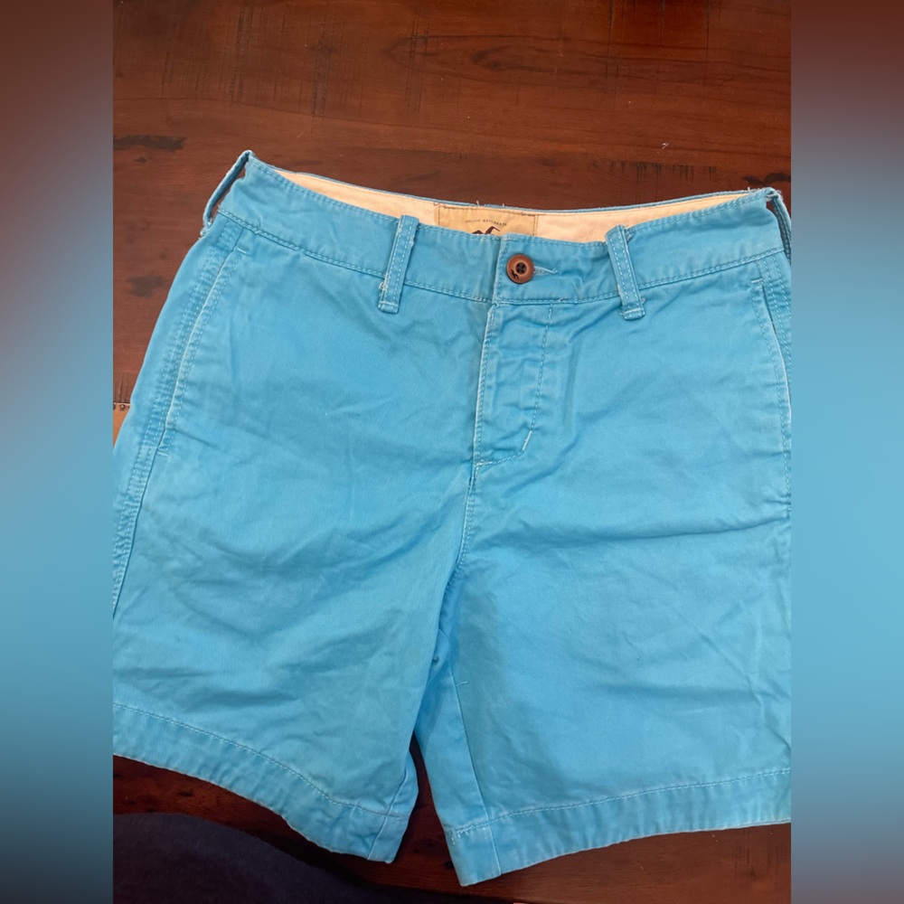 Men's teal  Hollister shorts